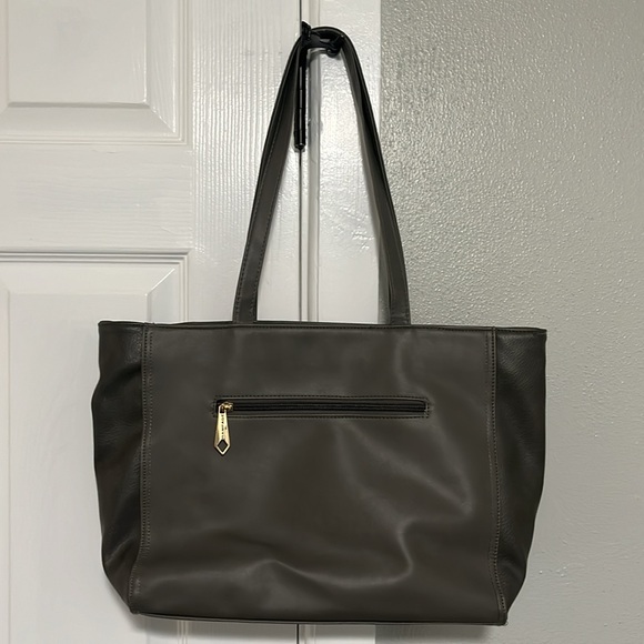 Rampage Large Tote Bucket Bag with Gold Accents - Picture 2 of 16